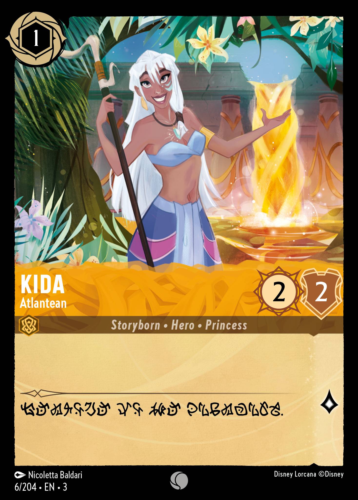 Kida — Atlantean Disney Lorcana card