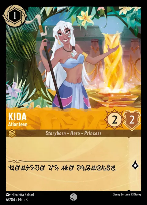 Kida — Atlantean Disney Lorcana card