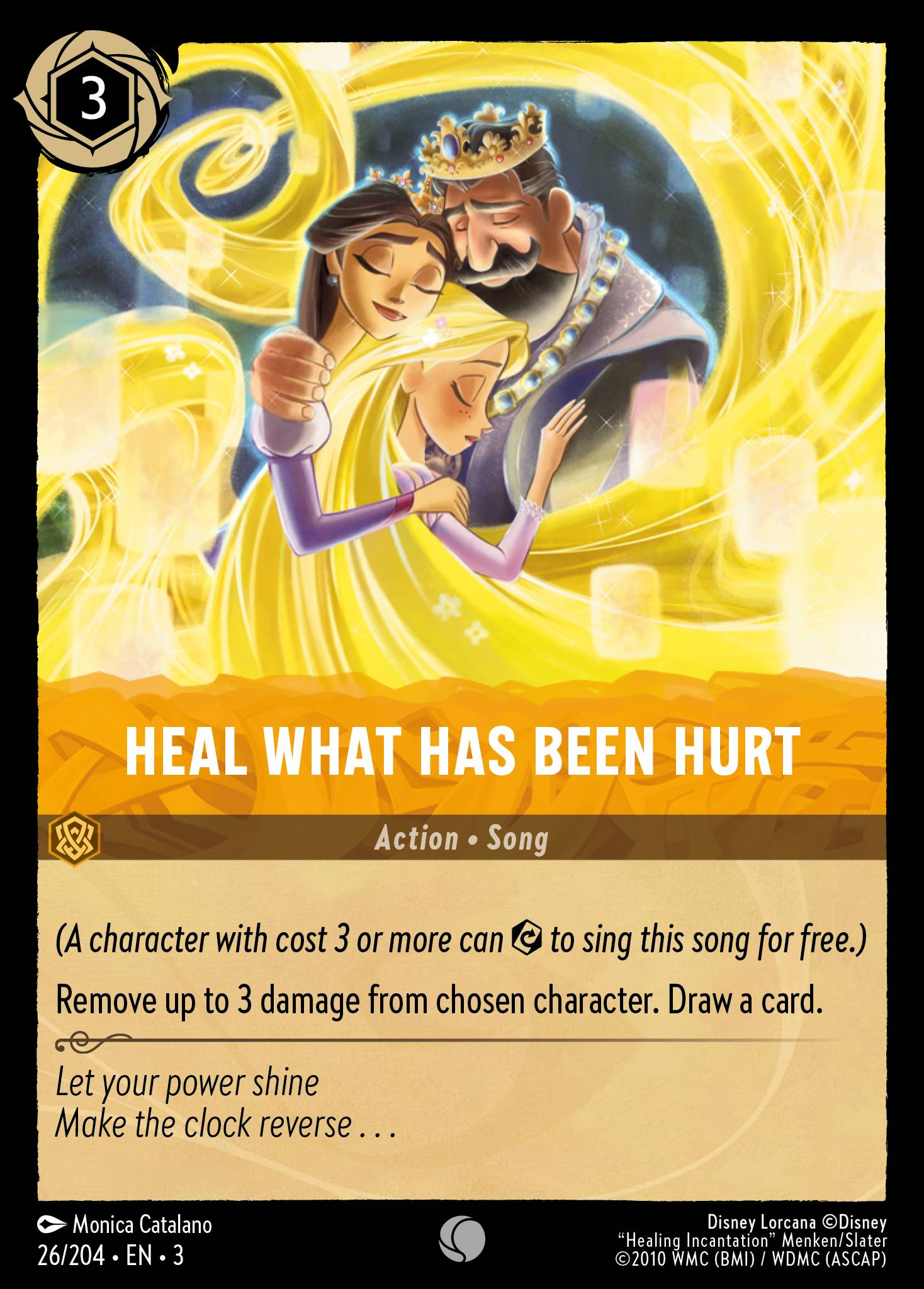 Heal What Has Been Hurt Disney Lorcana card