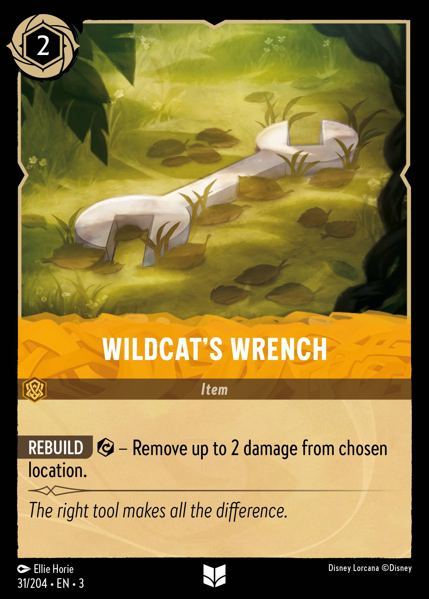 Wildcat's Wrench Disney Lorcana card