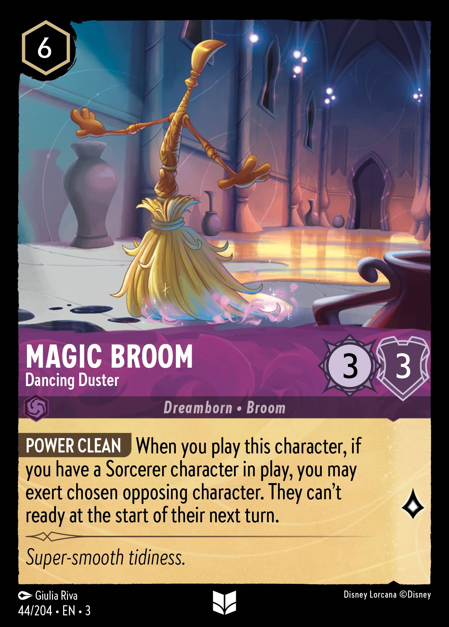 Magic Broom — Dancing Duster Disney Lorcana card