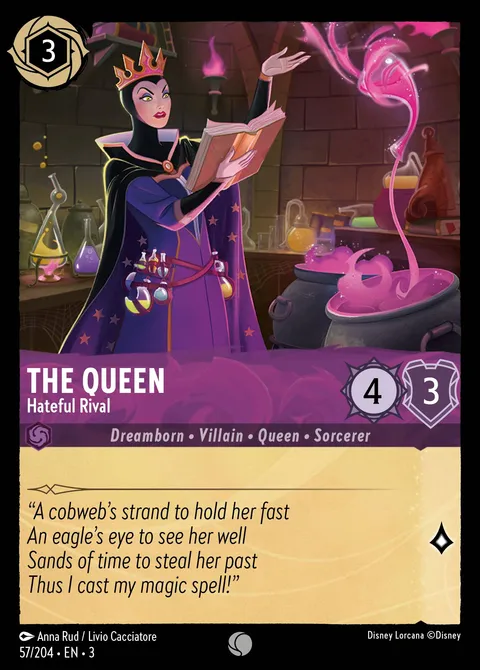 The Queen — Hateful Rival Disney Lorcana card