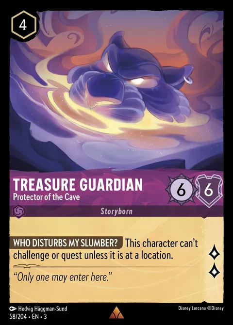 Treasure Guardian — Protector of the Cave Disney Lorcana card