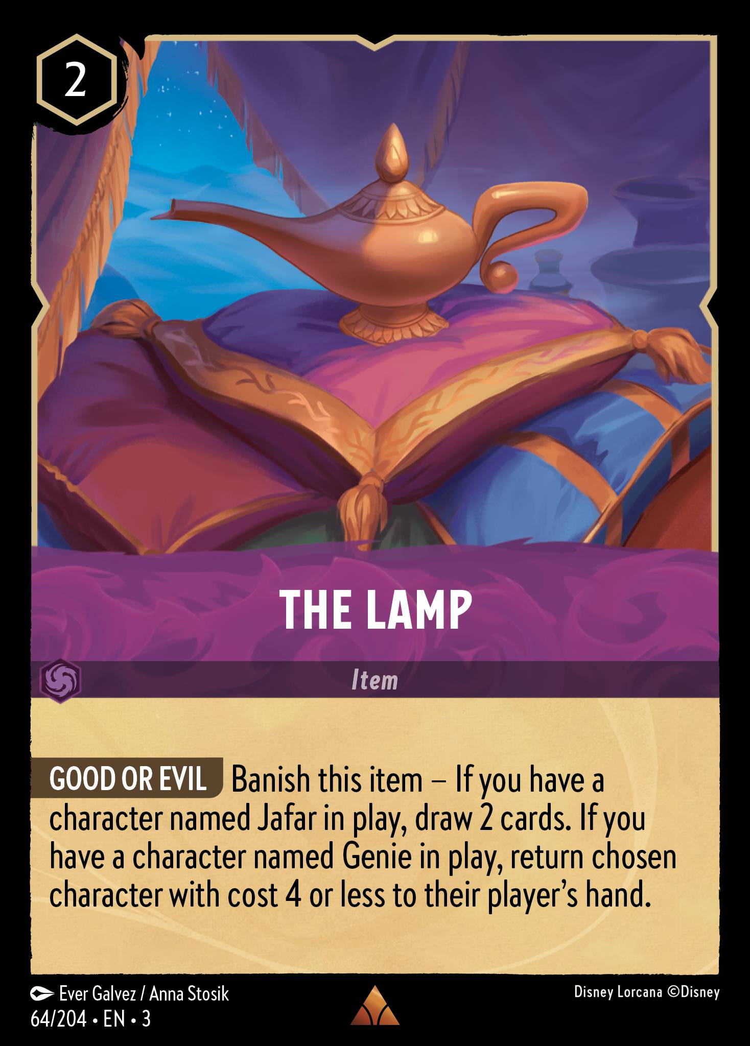 The Lamp Disney Lorcana card