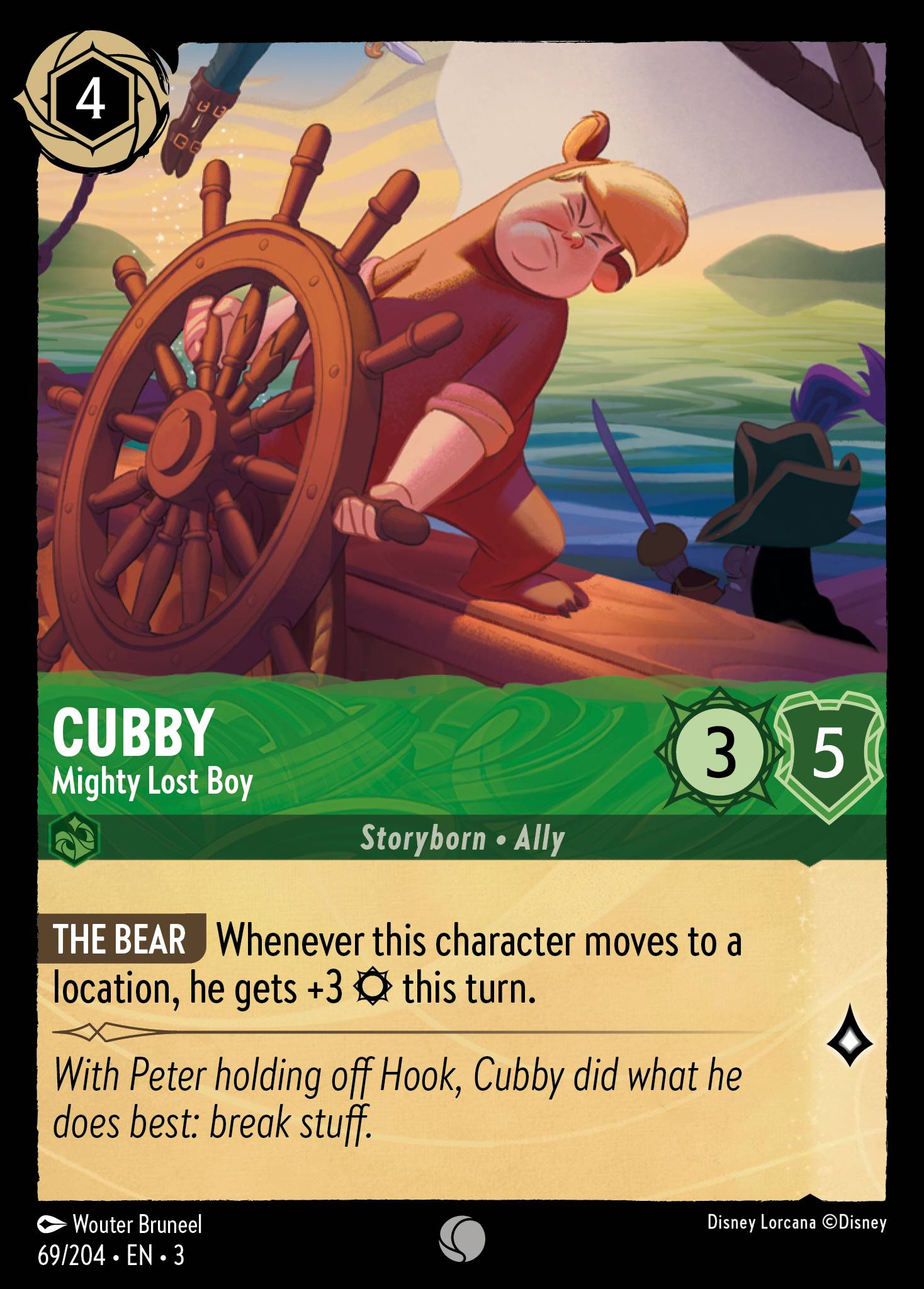 Cubby — Mighty Lost Boy Disney Lorcana card