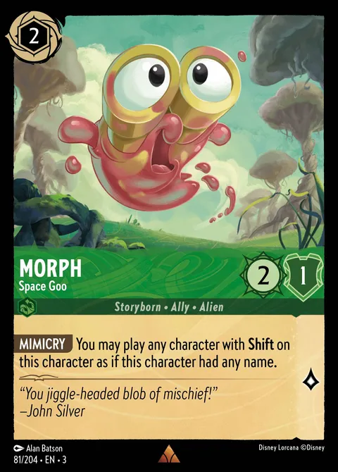 Morph — Space Goo Disney Lorcana card