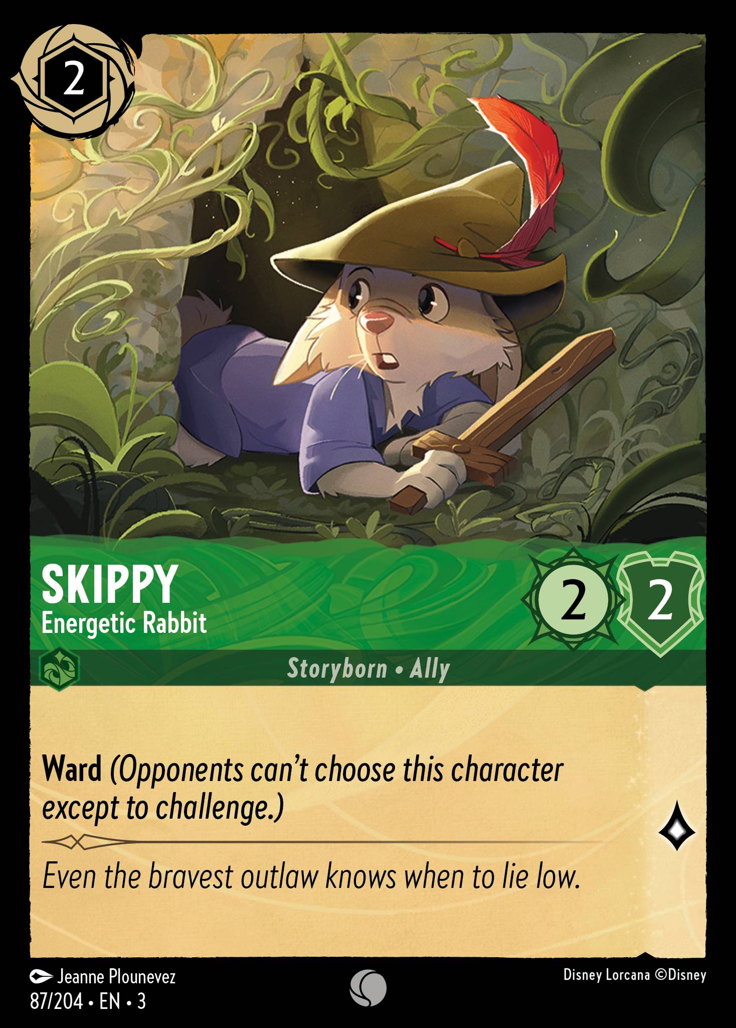 Skippy — Energetic Rabbit Disney Lorcana card