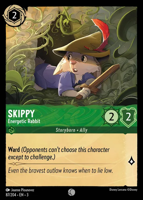 Skippy — Energetic Rabbit Disney Lorcana card