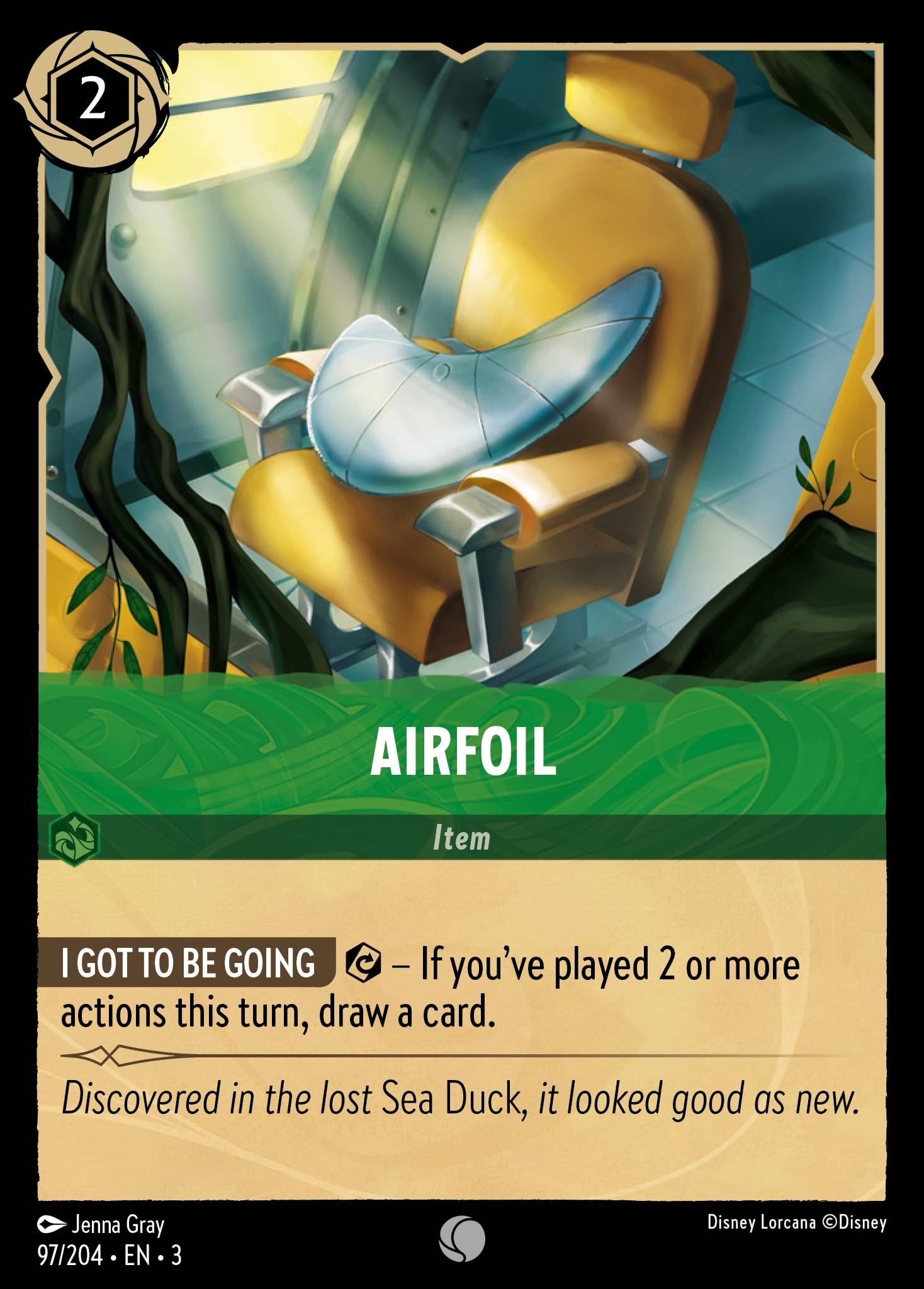 Airfoil Disney Lorcana card