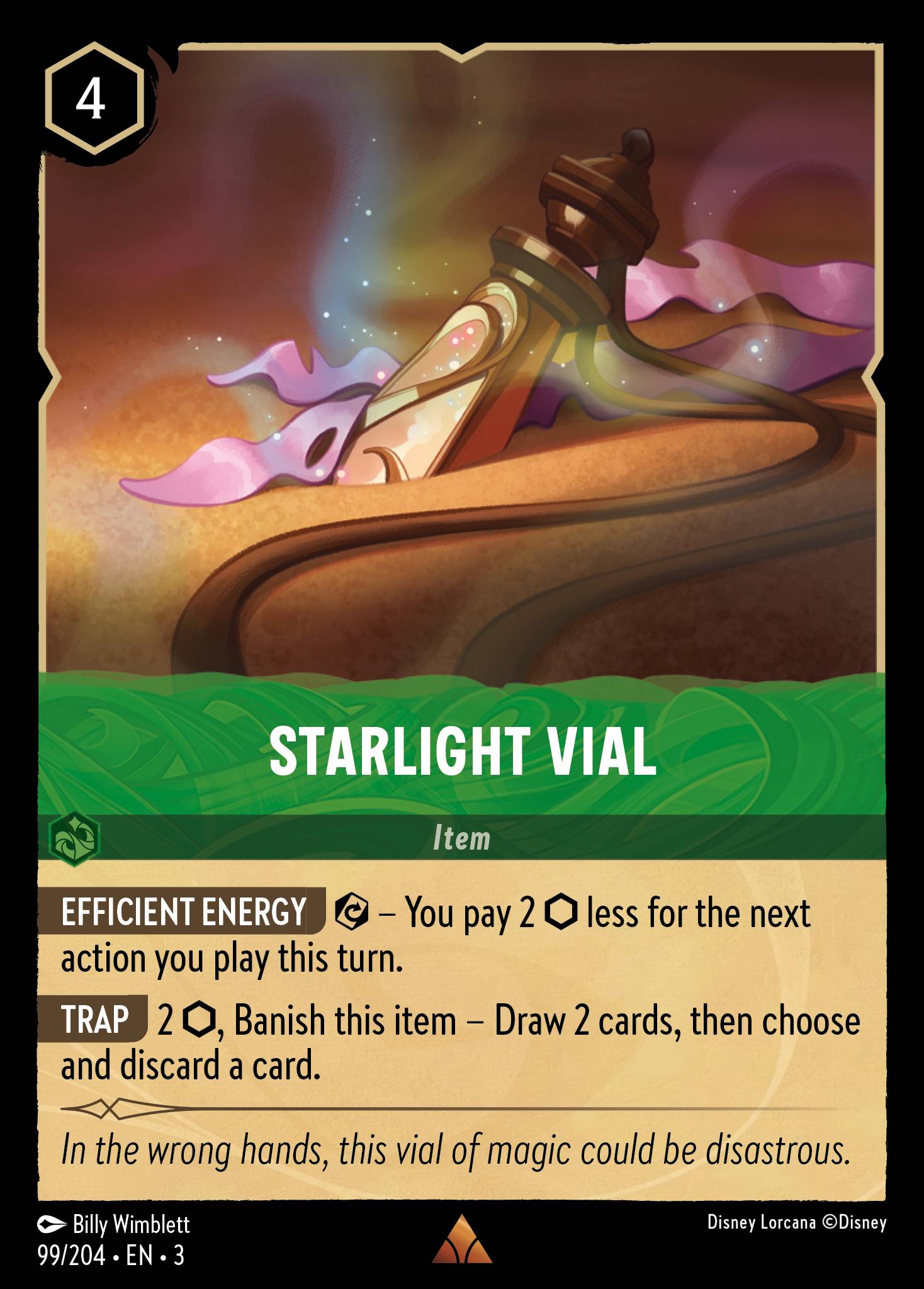 Starlight Vial Disney Lorcana card
