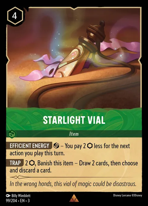 Starlight Vial Disney Lorcana card