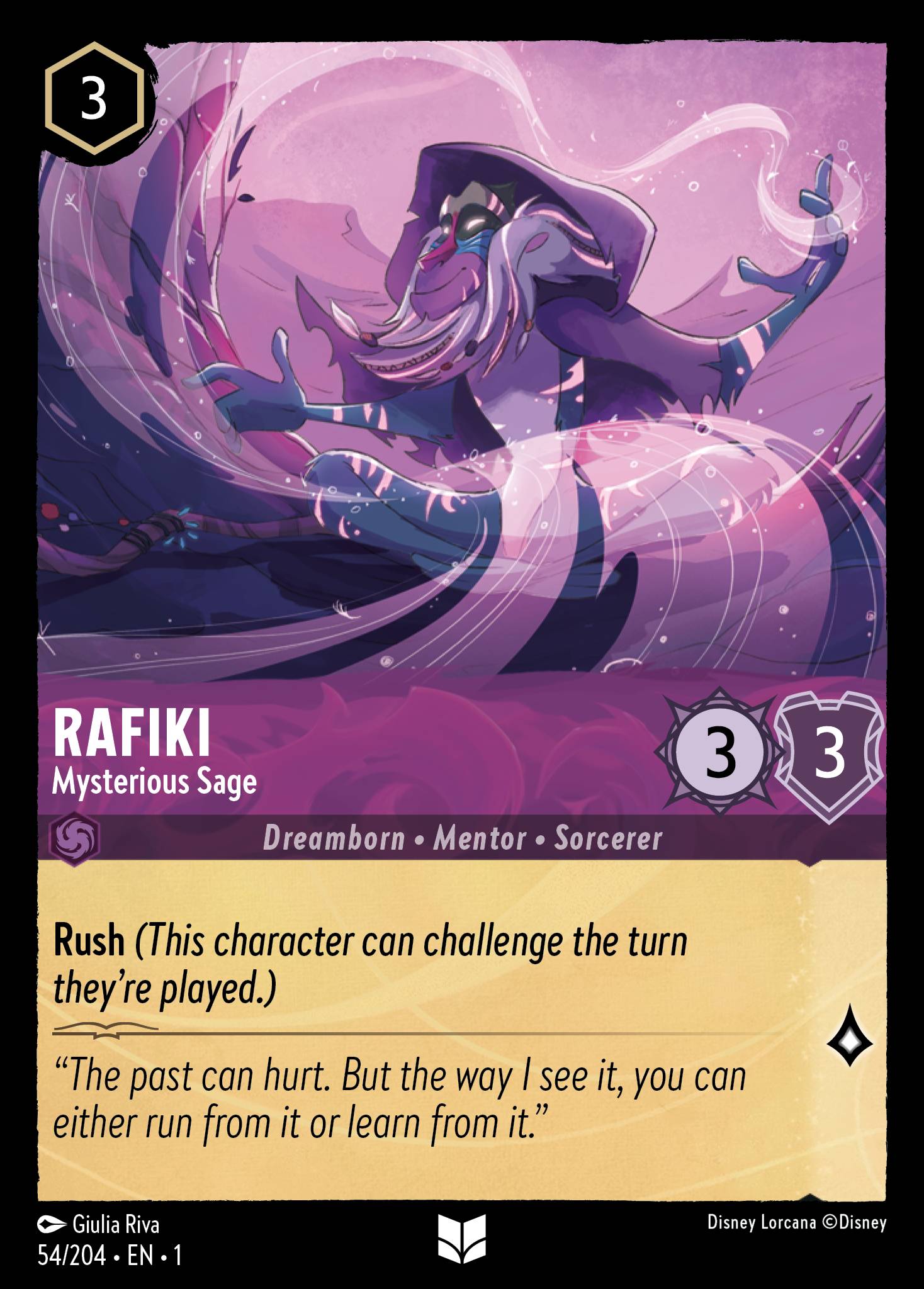 Rafiki — Mysterious Sage Disney Lorcana card