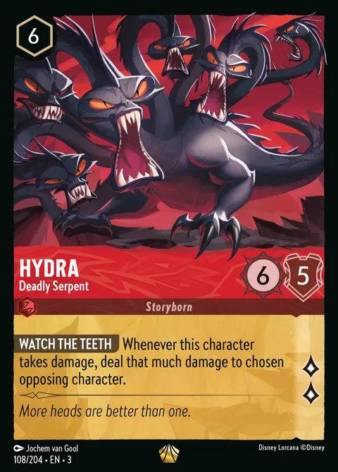 Hydra — Deadly Serpent Disney Lorcana card