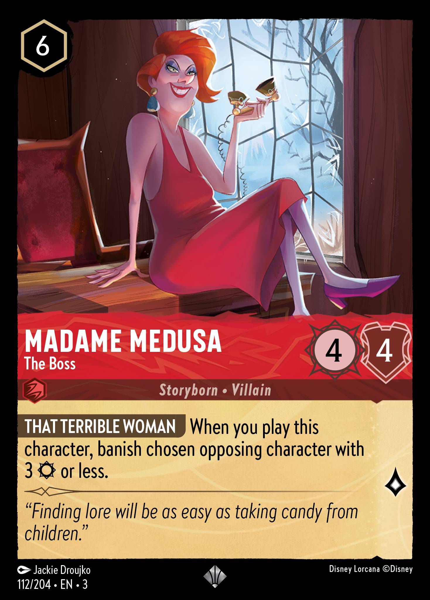 Madame Medusa — The Boss Disney Lorcana card