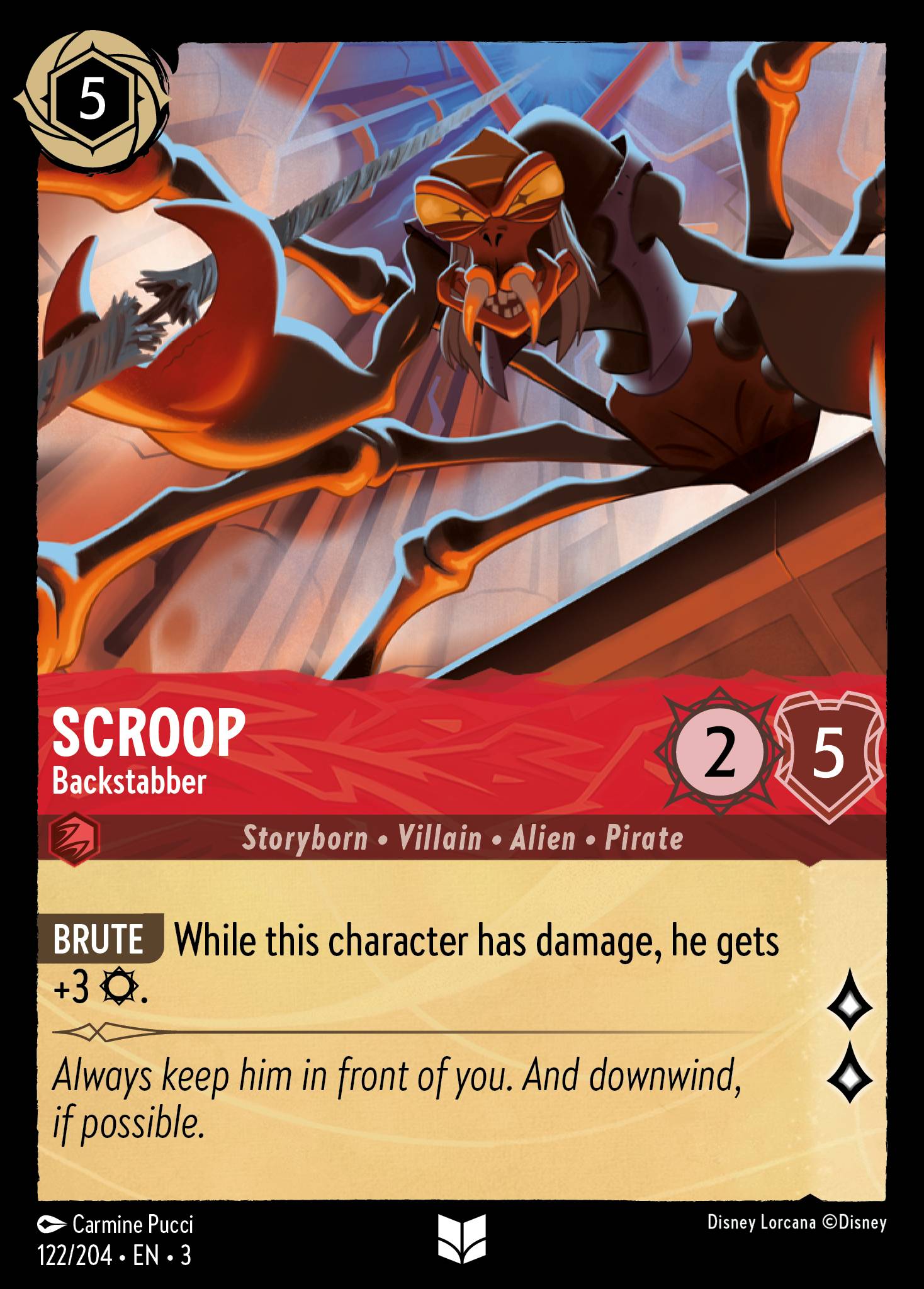 Scroop — Backstabber Disney Lorcana card