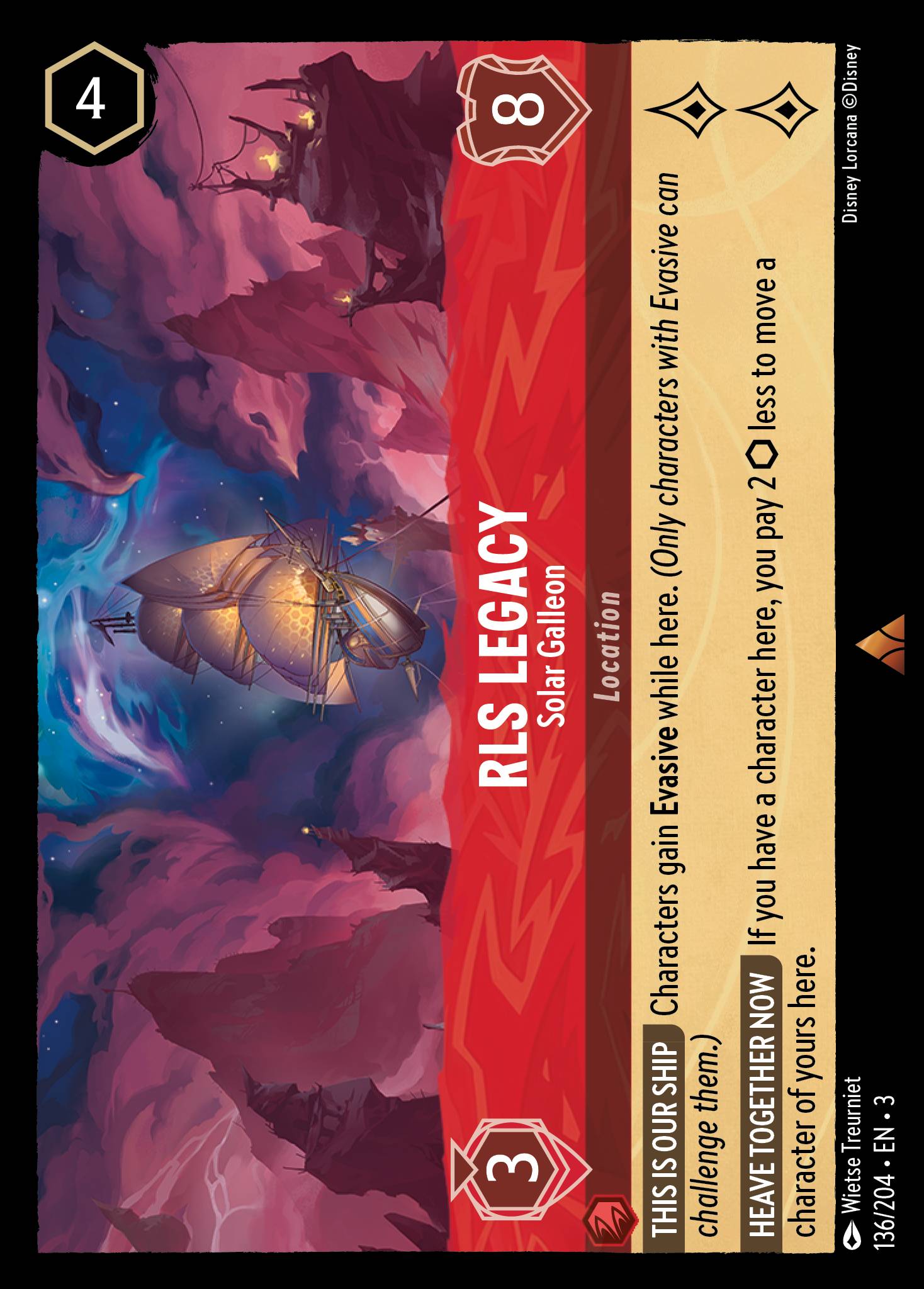 RLS Legacy — Solar Galleon Disney Lorcana card