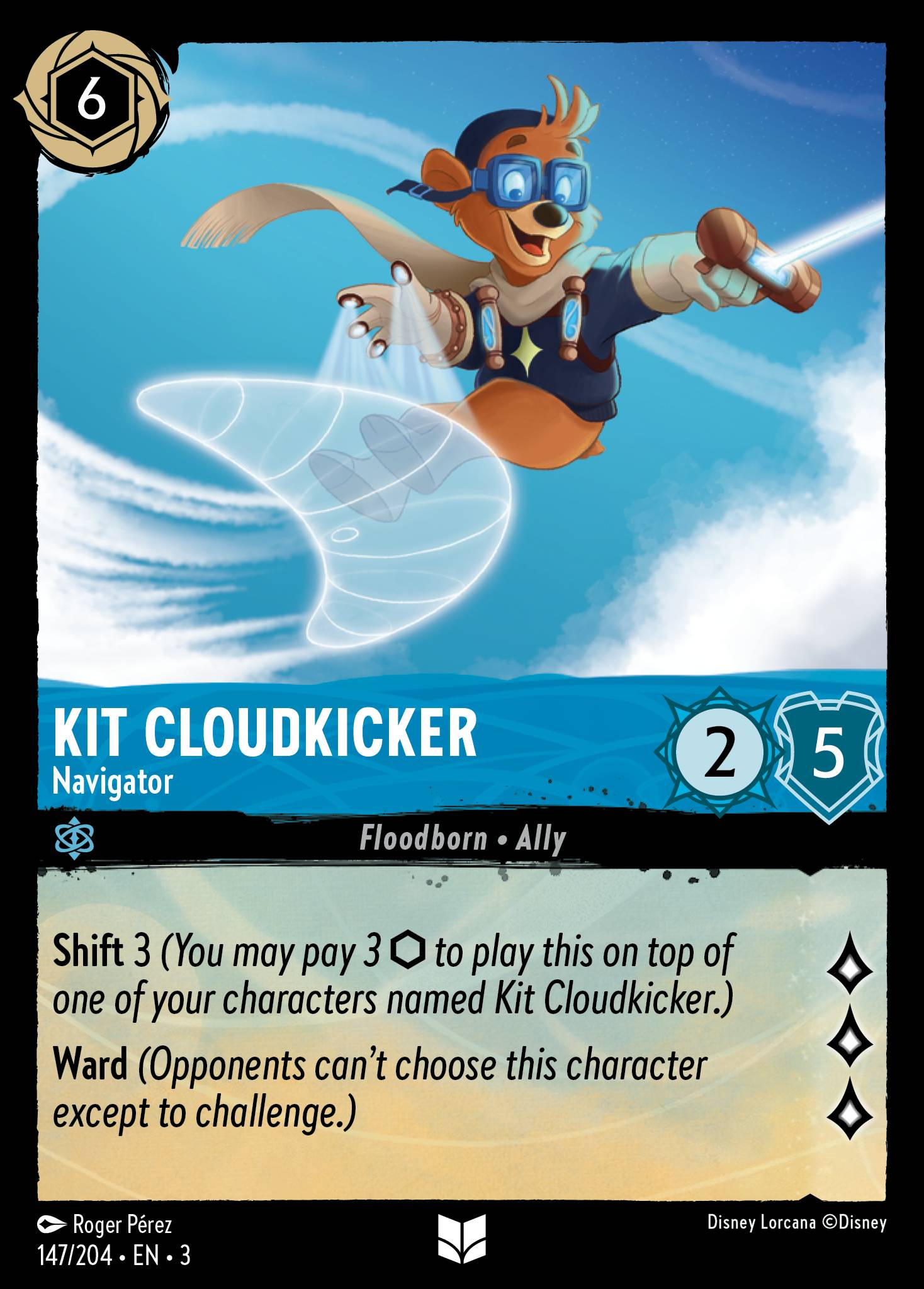 Kit Cloudkicker — Navigator Disney Lorcana card