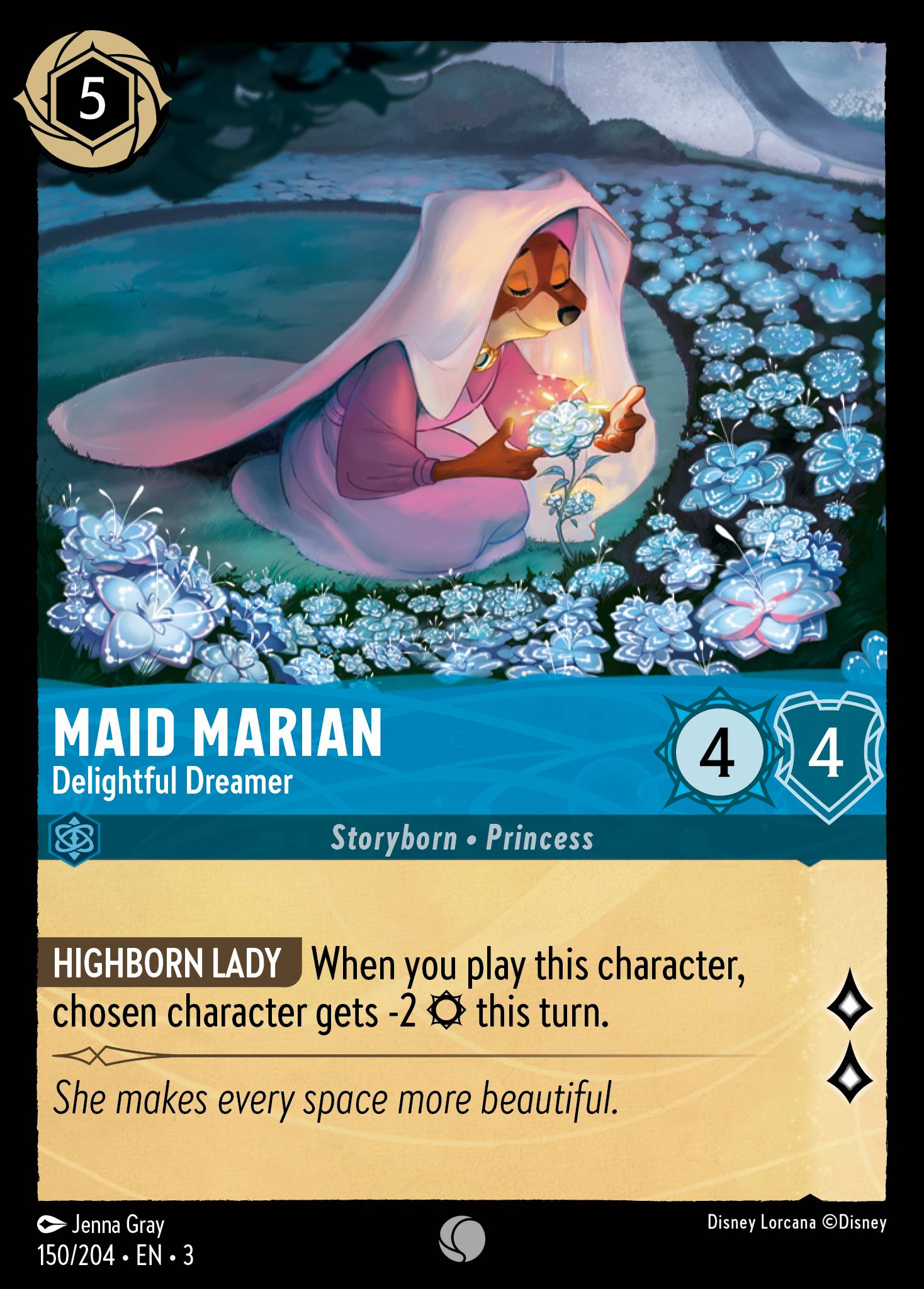 Maid Marian — Delightful Dreamer Disney Lorcana card