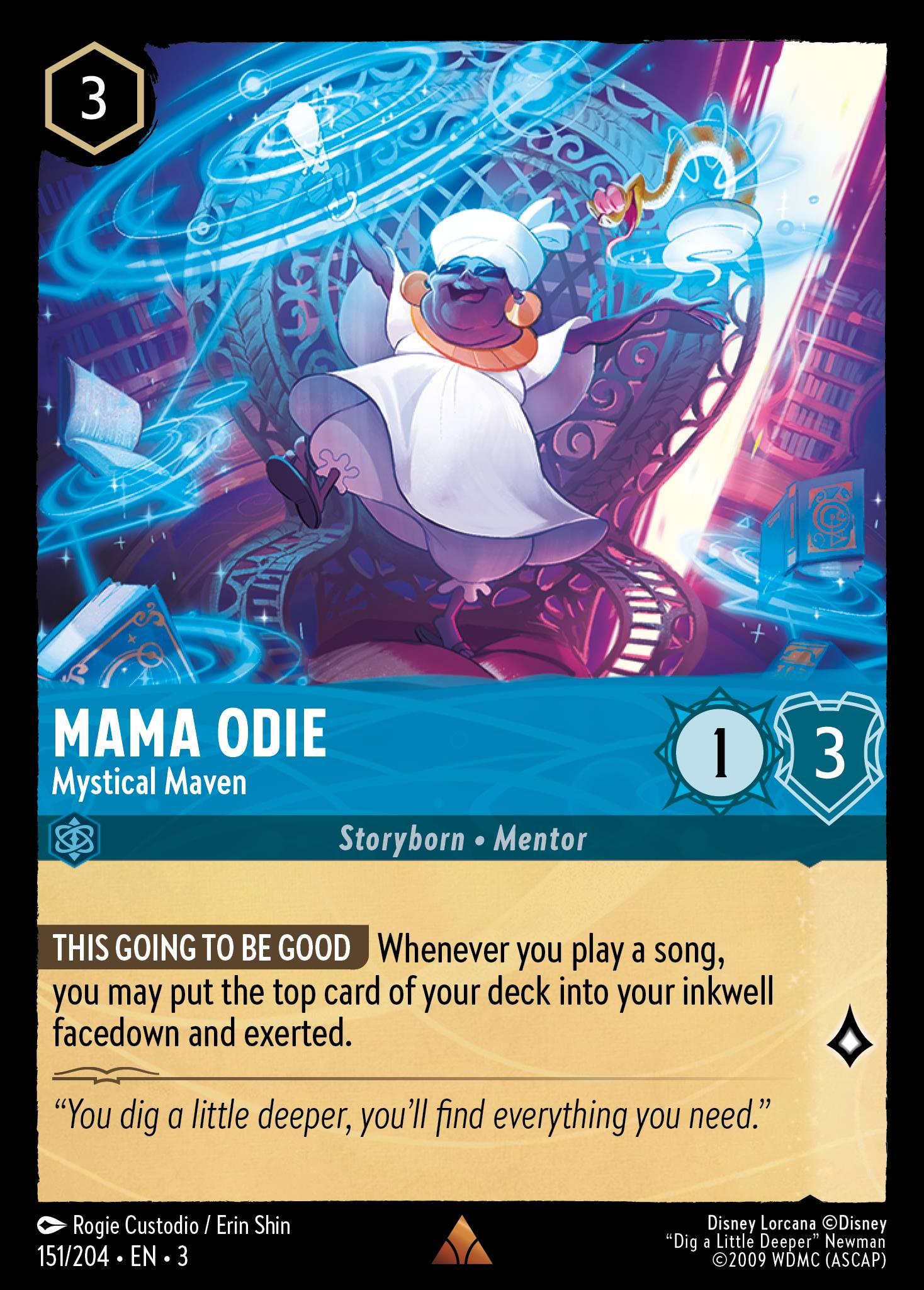 Mama Odie — Mystical Maven Disney Lorcana card