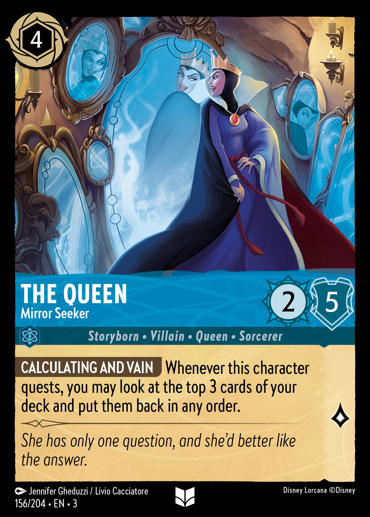 The Queen — Mirror Seeker Disney Lorcana card