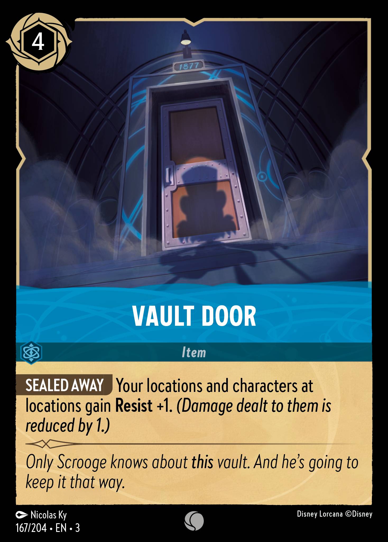 Vault Door Disney Lorcana card