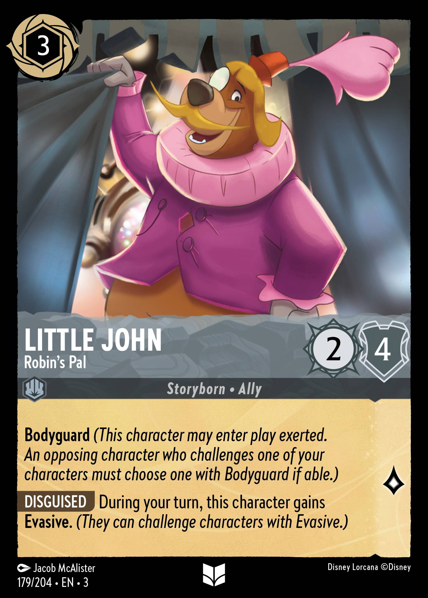Little John — Robin's Pal Disney Lorcana card