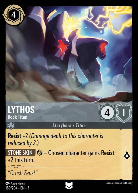 Lythos — Rock Titan Disney Lorcana card