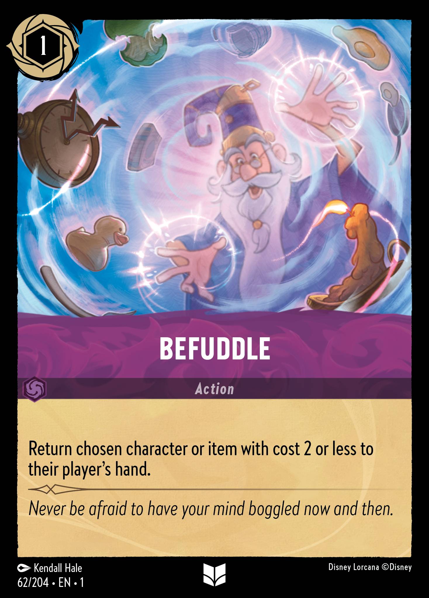 Befuddle Disney Lorcana card