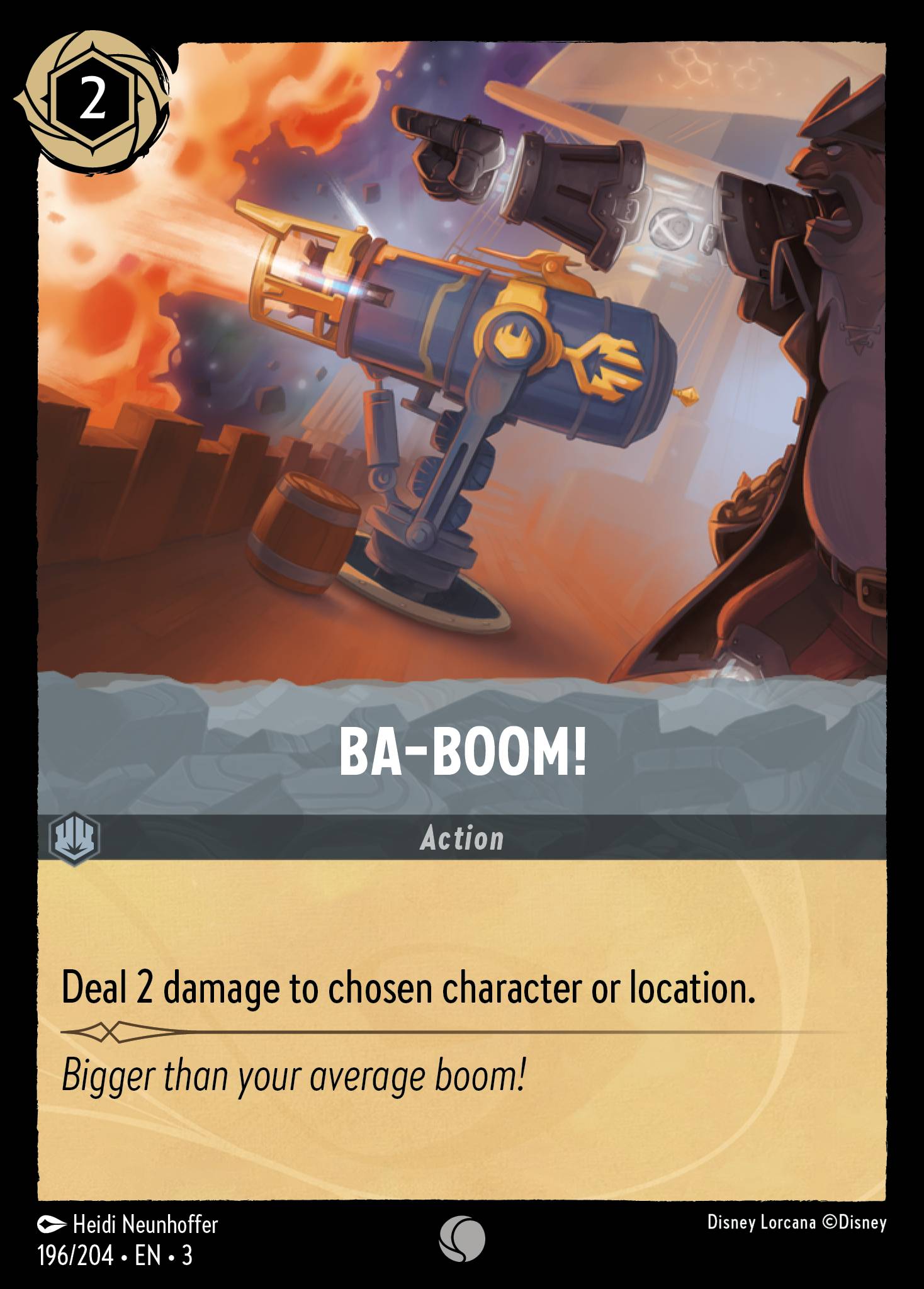 Ba-Boom! Disney Lorcana card