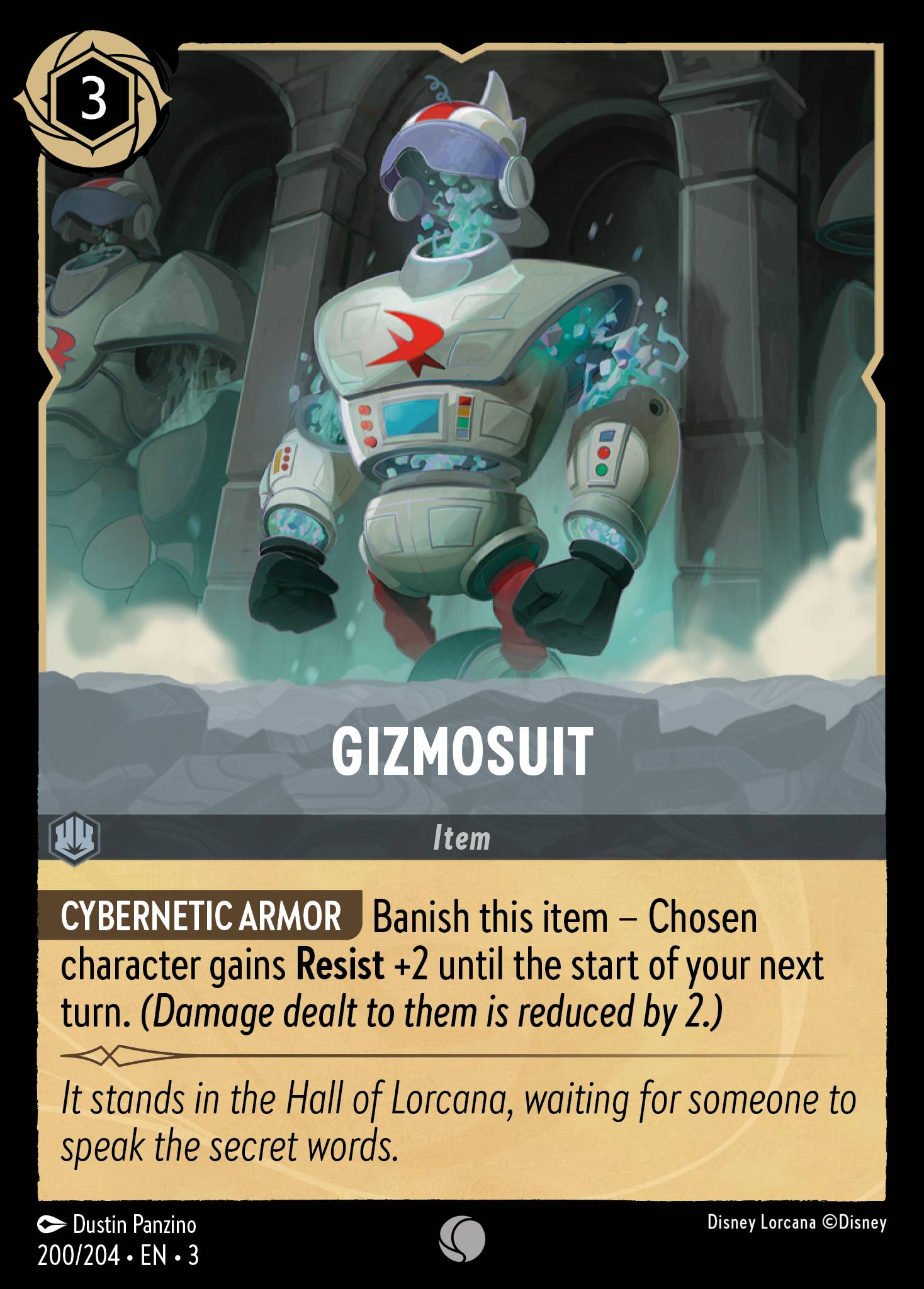 Gizmosuit Disney Lorcana card