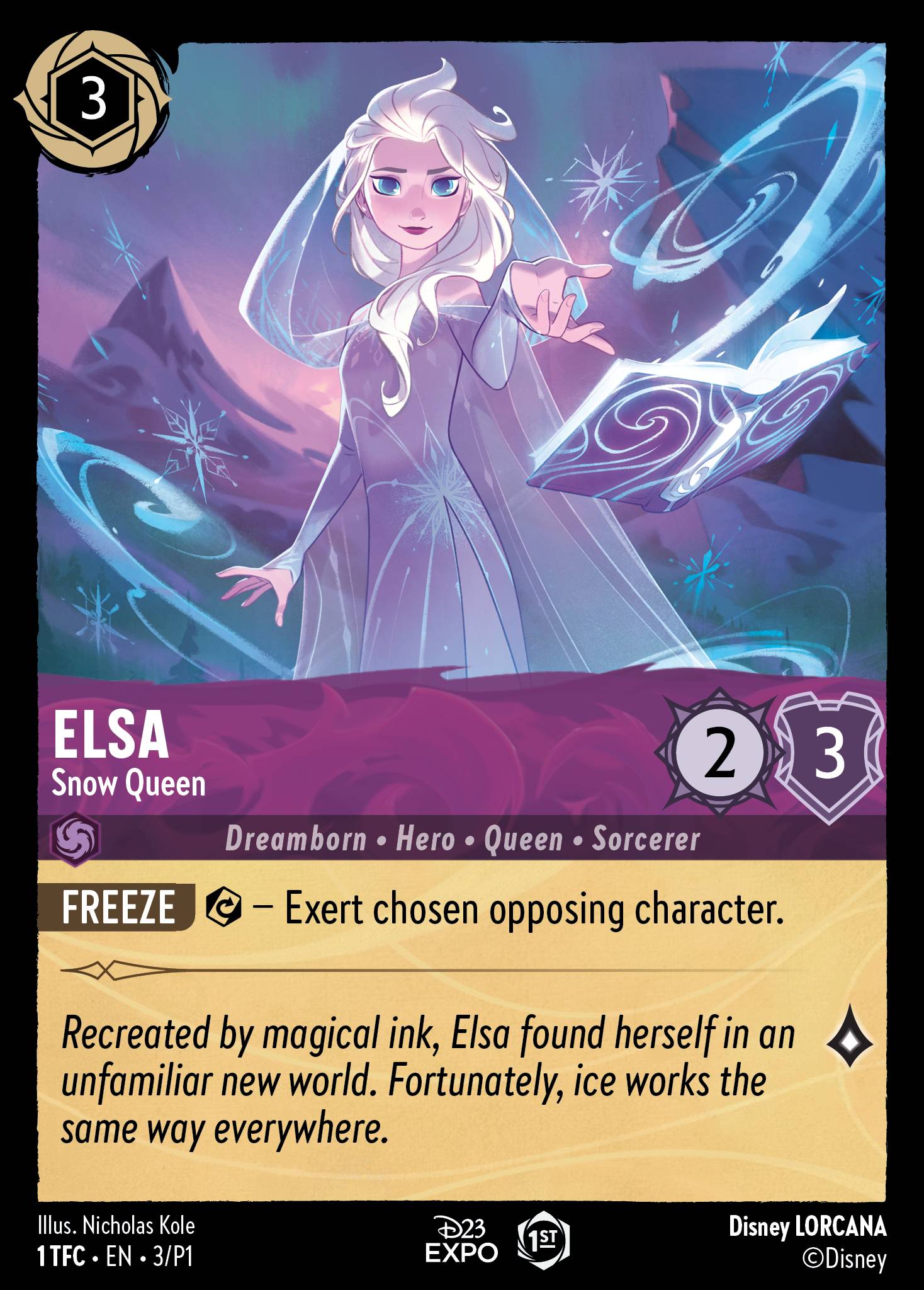 Elsa — Snow Queen Disney Lorcana card