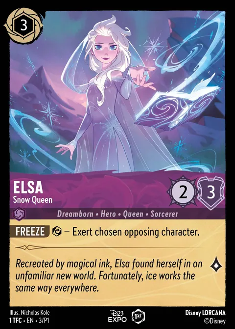 Elsa — Snow Queen Disney Lorcana card