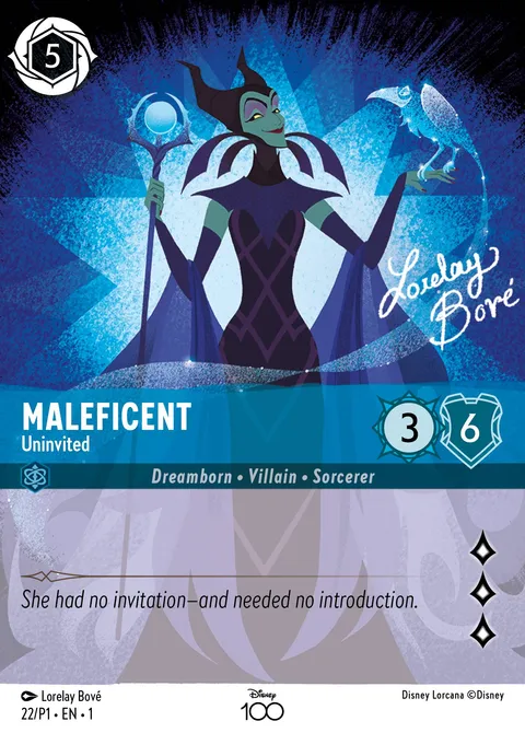 Maleficent — Uninvited Disney Lorcana card