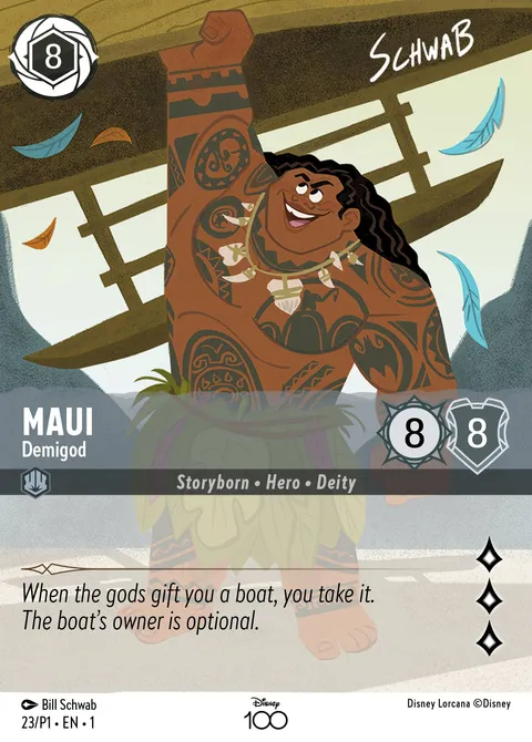 Maui — Demigod Disney Lorcana card