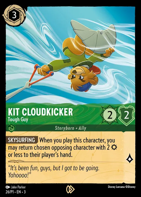 Kit Cloudkicker — Tough Guy Disney Lorcana card