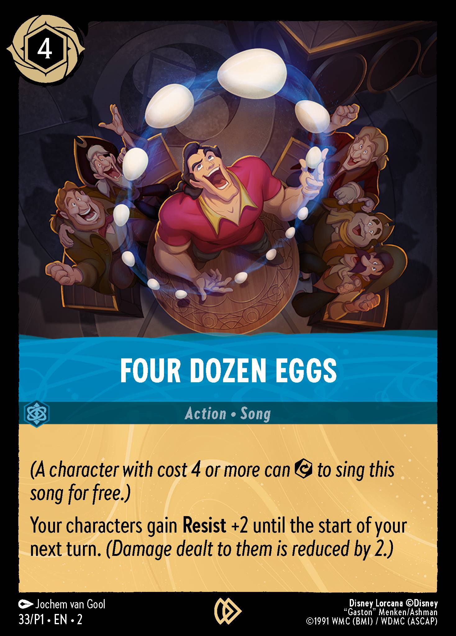 Four Dozen Eggs Disney Lorcana card