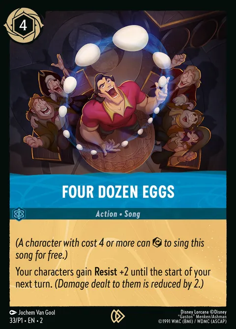 Four Dozen Eggs Disney Lorcana card