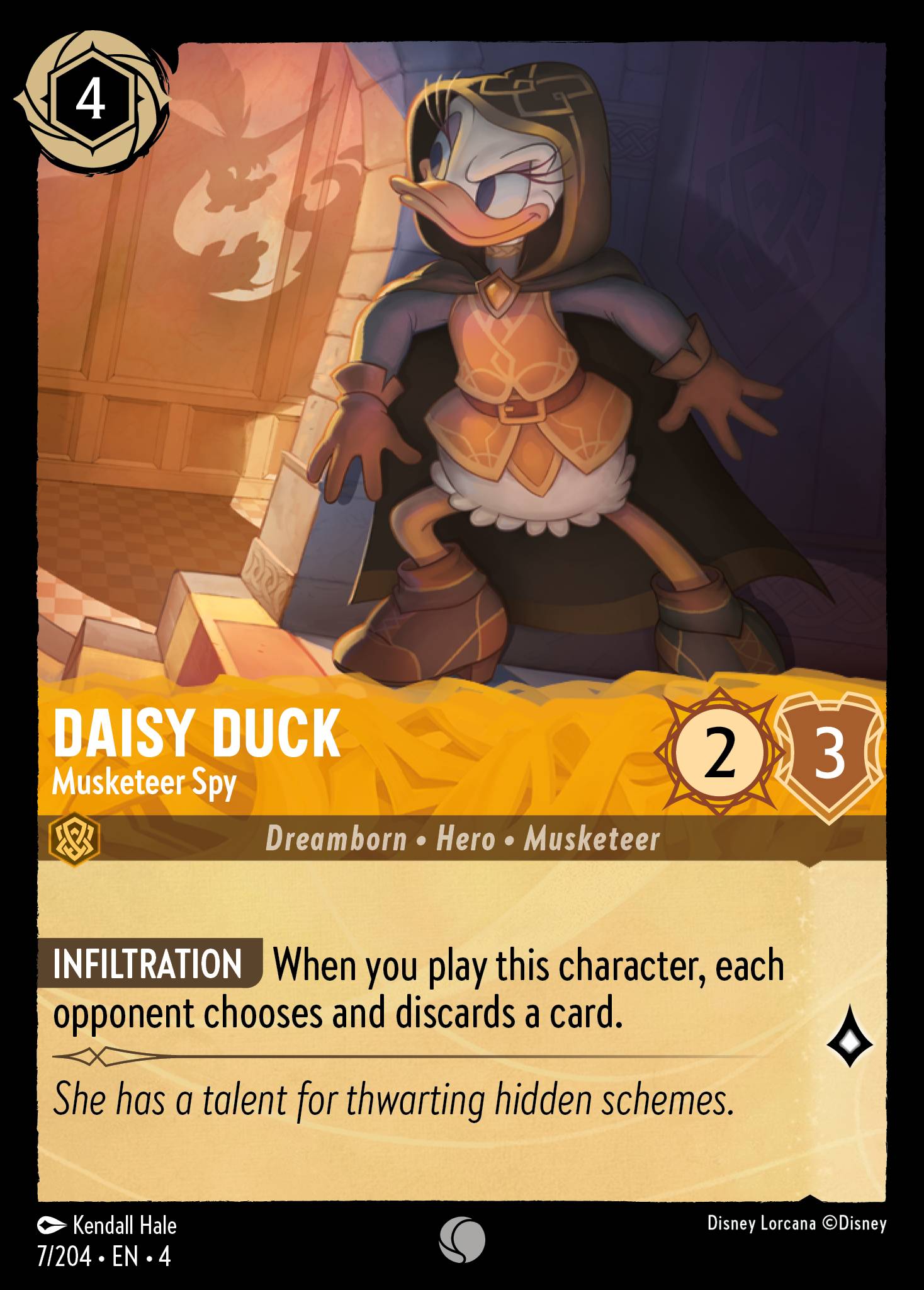 Daisy Duck — Musketeer Spy Disney Lorcana card