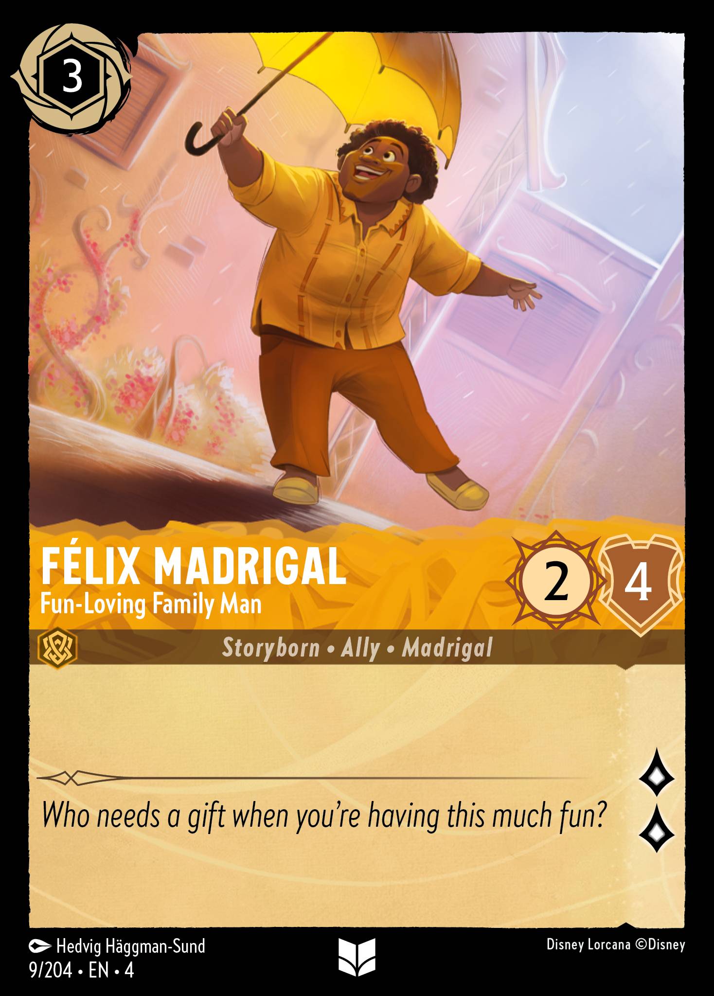 Félix Madrigal — Fun-Loving Family Man Disney Lorcana card
