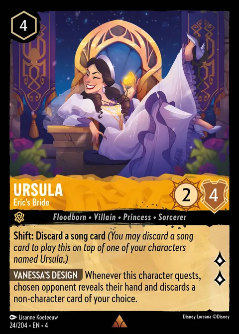 Ursula — Eric's Bride Disney Lorcana card