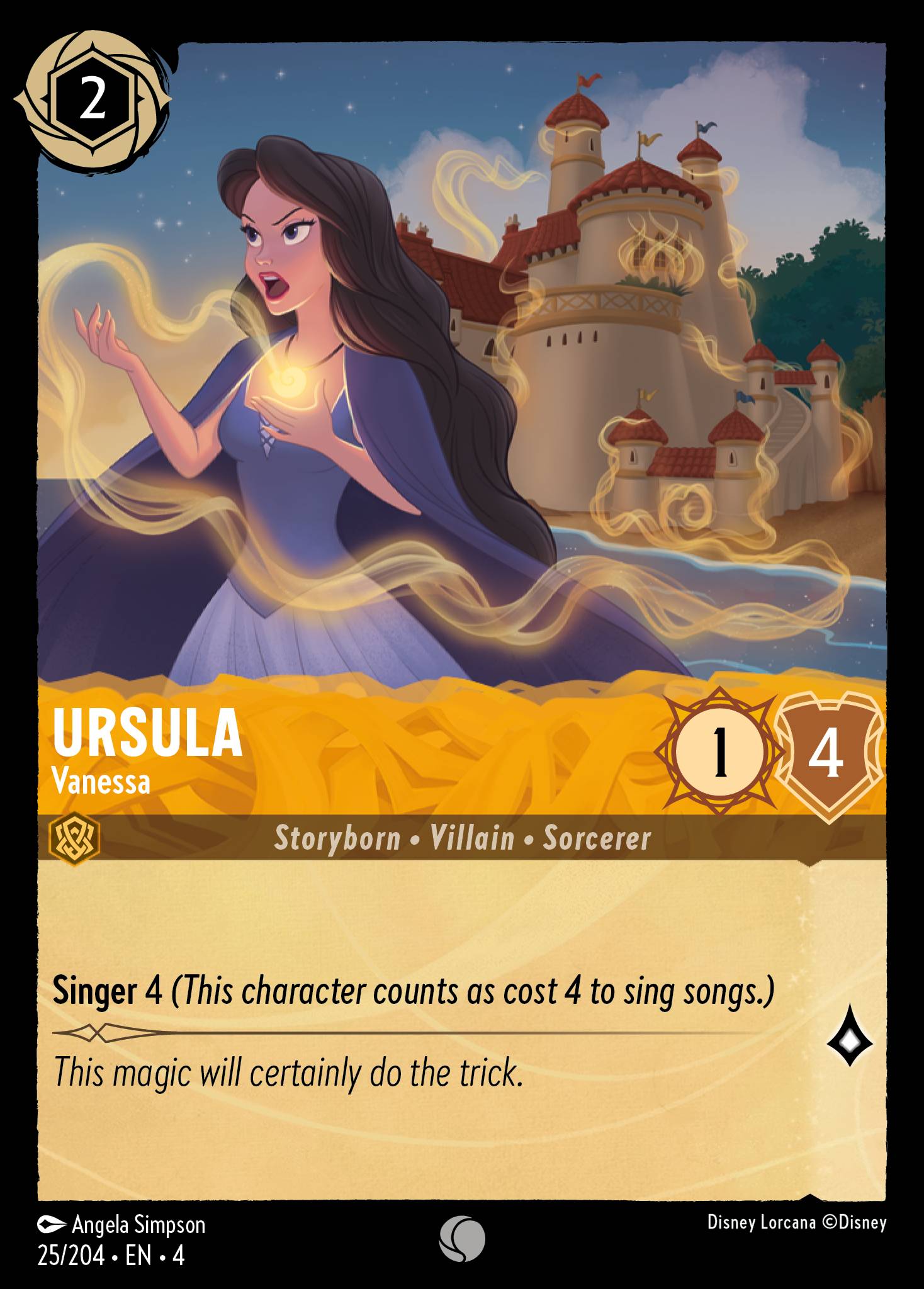 Ursula — Vanessa Disney Lorcana card