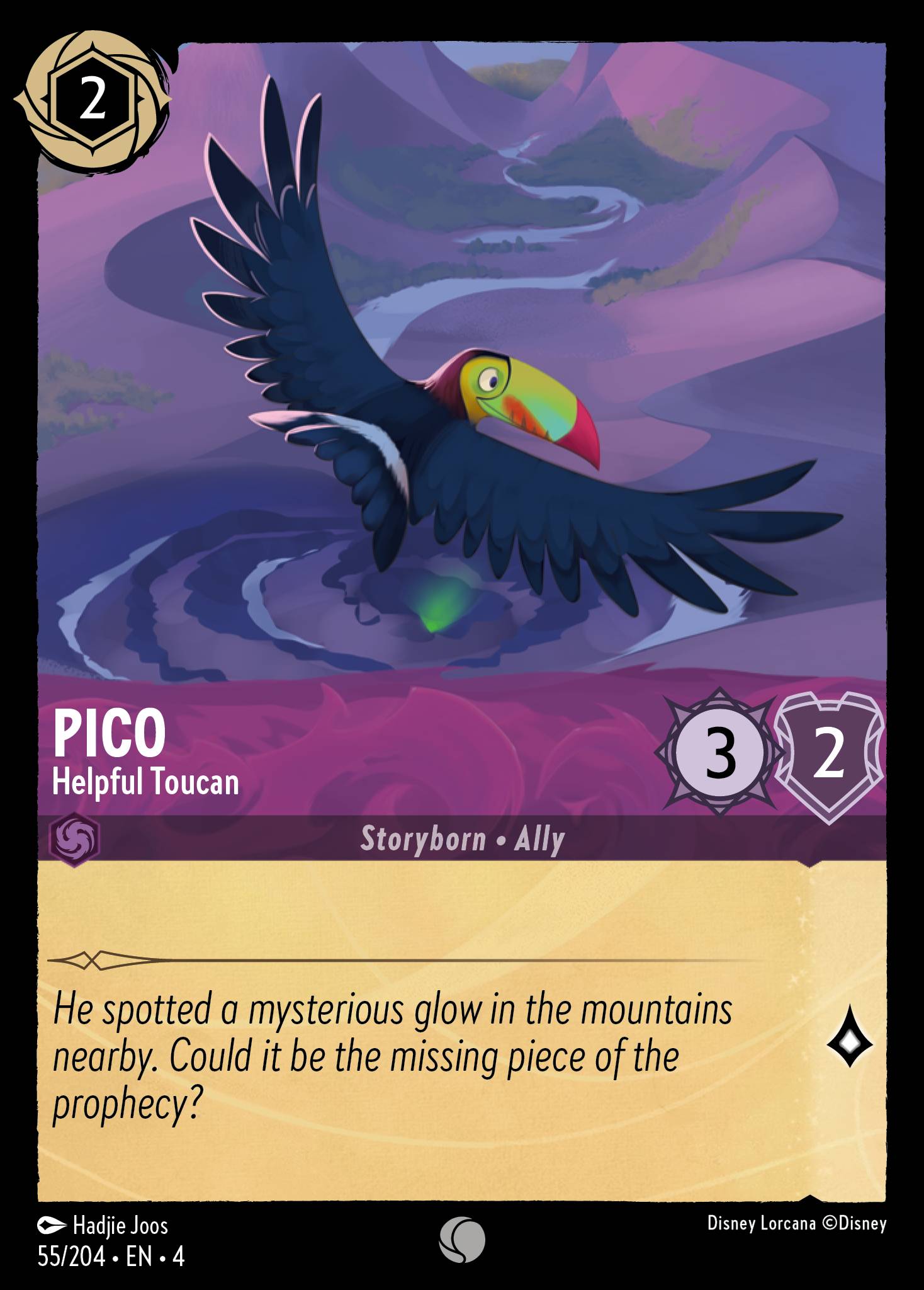 Pico — Helpful Toucan Disney Lorcana card