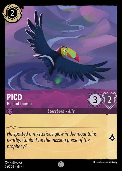 Pico — Helpful Toucan Disney Lorcana card