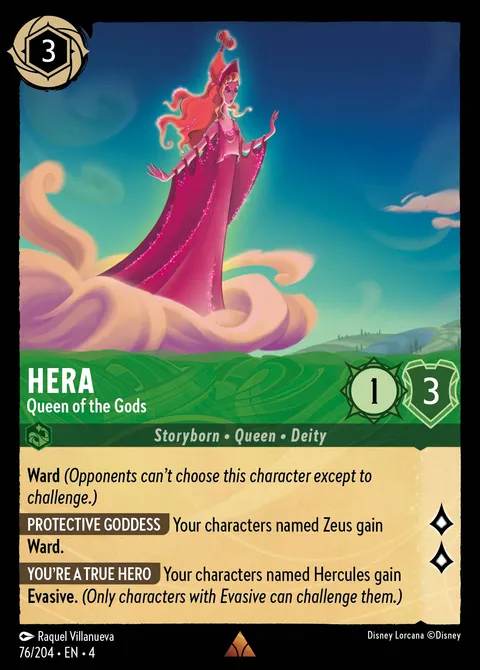 Hera — Queen of the Gods Disney Lorcana card
