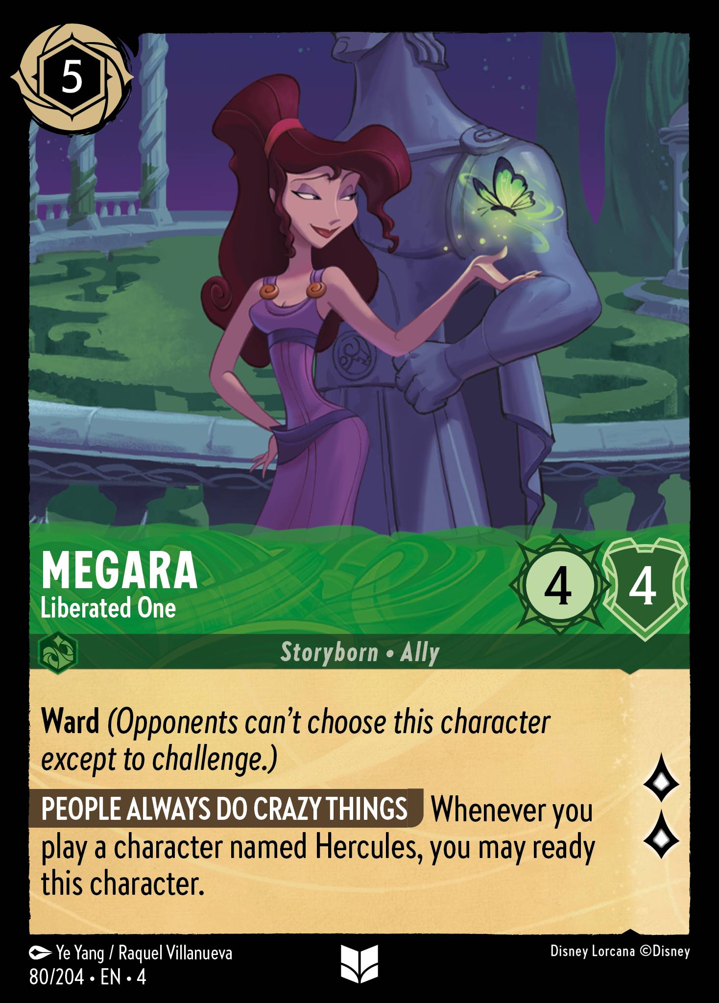 Megara — Liberated One Disney Lorcana card