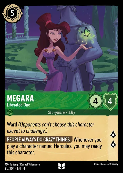 Megara — Liberated One Disney Lorcana card