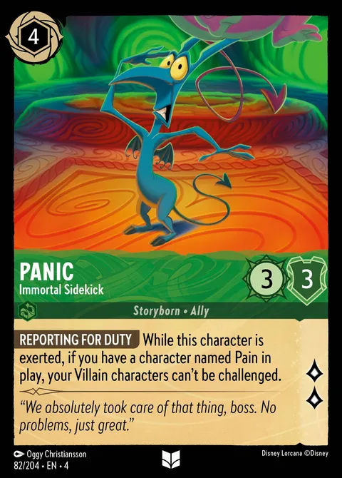 Panic — Immortal Sidekick Disney Lorcana card