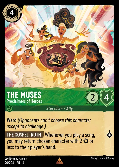 The Muses — Proclaimers of Heroes Disney Lorcana card