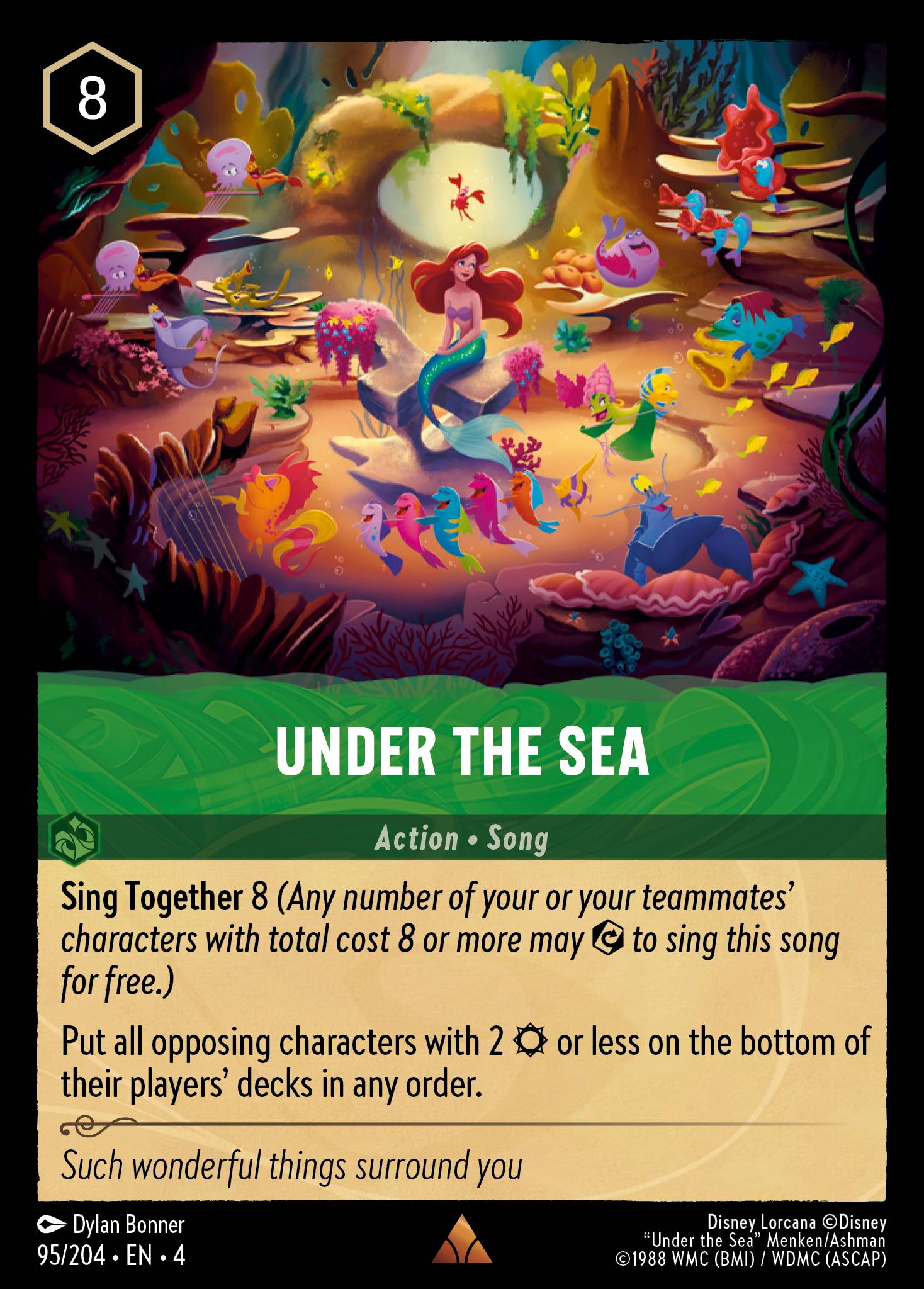 Under the Sea Disney Lorcana card
