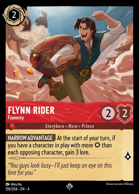 Flynn Rider — Frenemy Disney Lorcana card